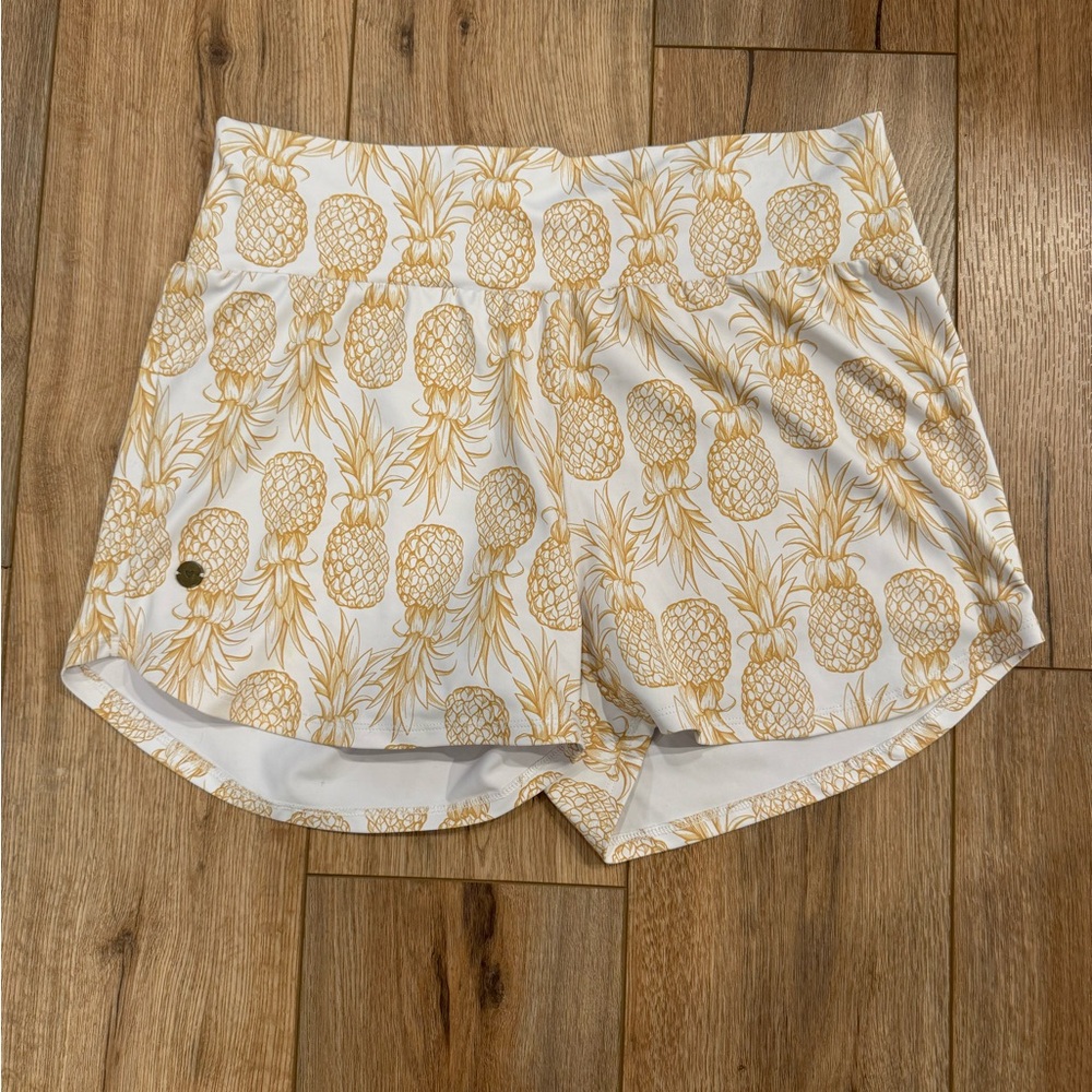 Love Fitness Pineapple Athletic Shorts